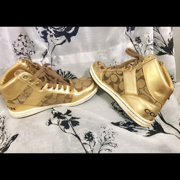 Coach high cut lace up shoes - Picture 5 of 8